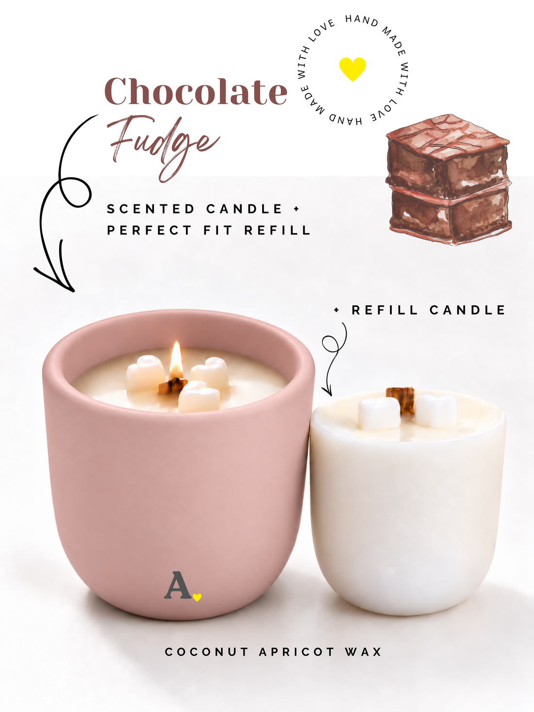 Chocolate Fudge™ — More Than a Candle Bundle | Candle + Refill