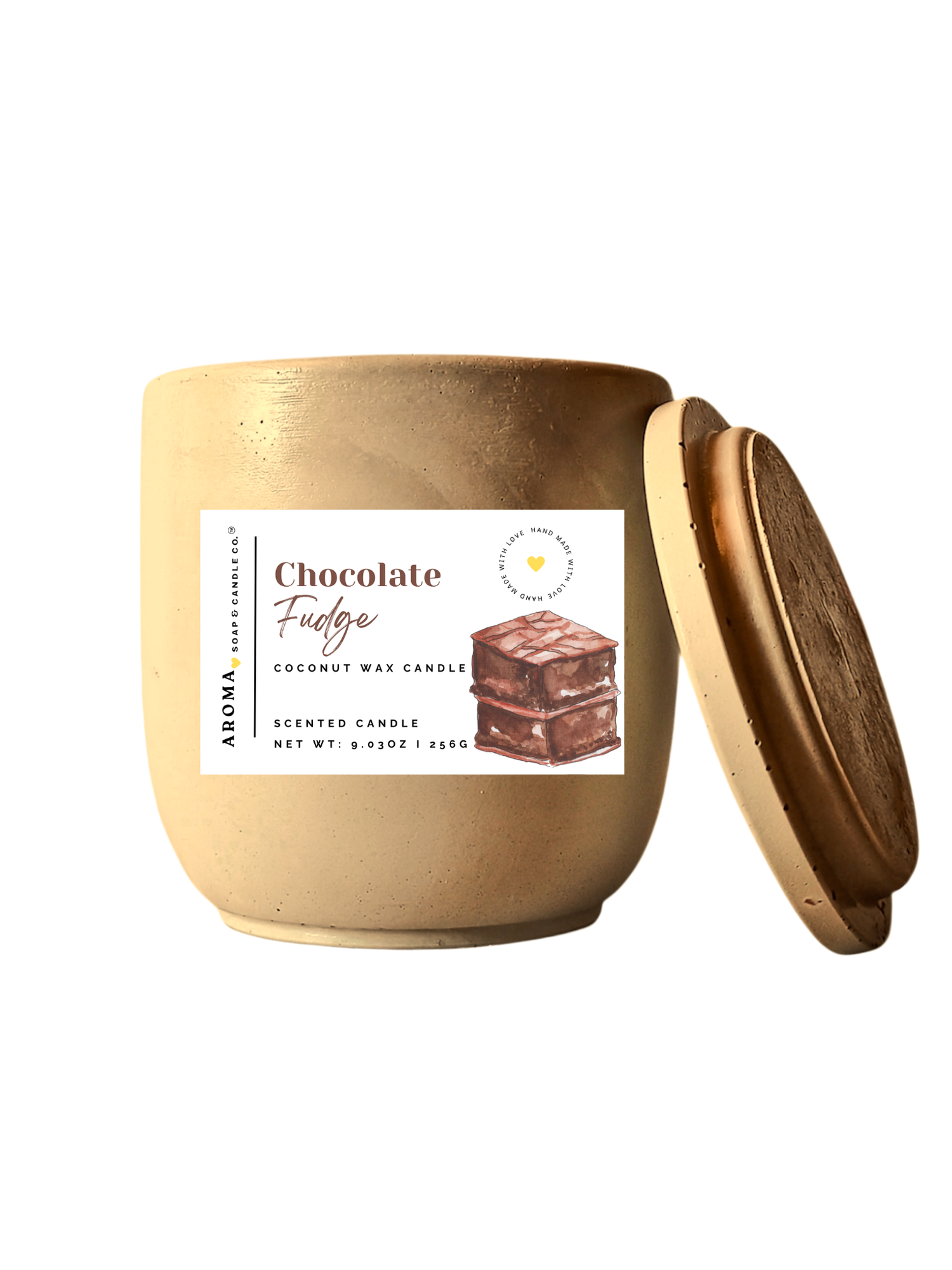 Chocolate Fudge - Signature Concrete Jar Candle