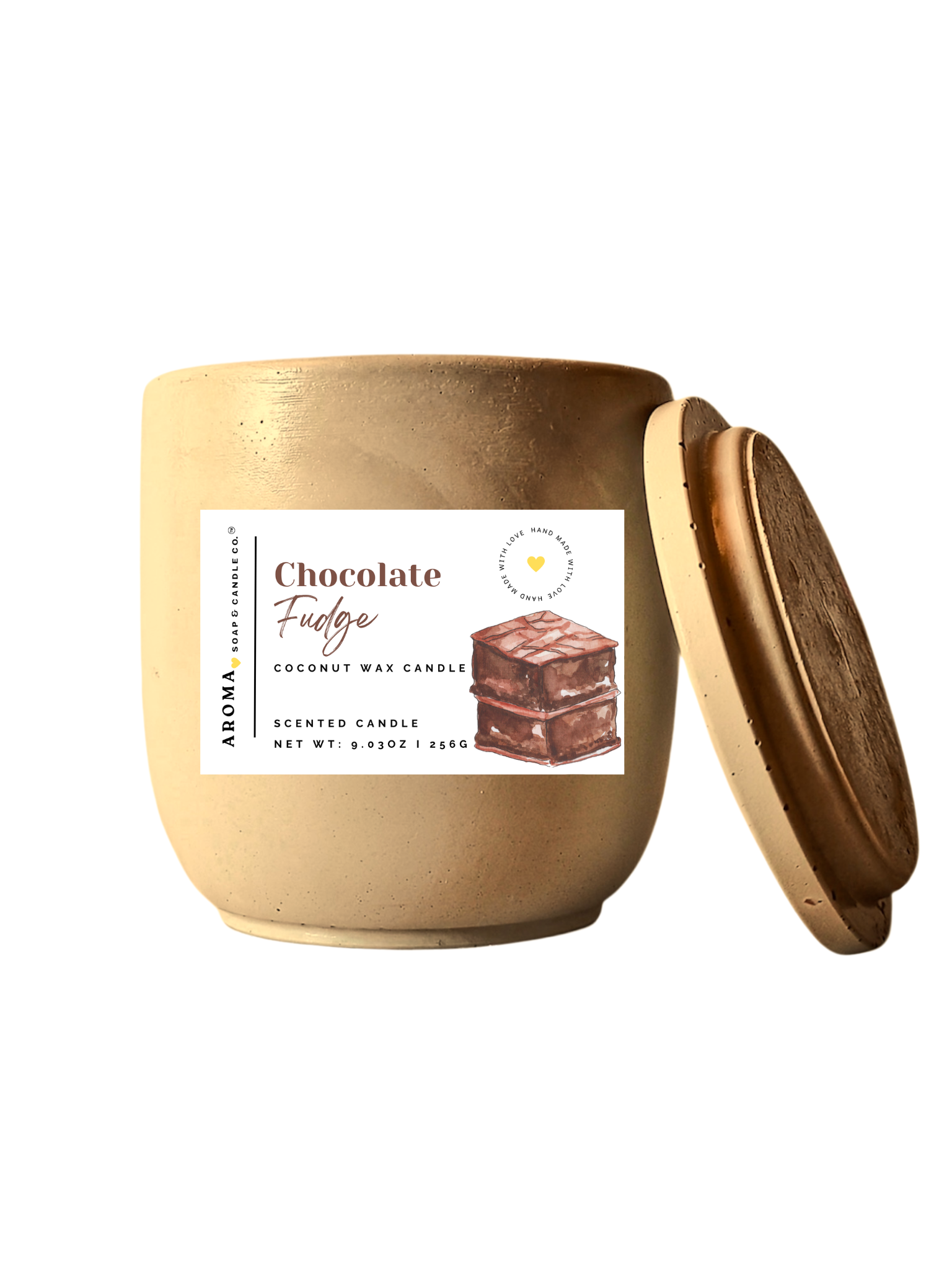 Chocolate Fudge - Signature Concrete Jar Candle