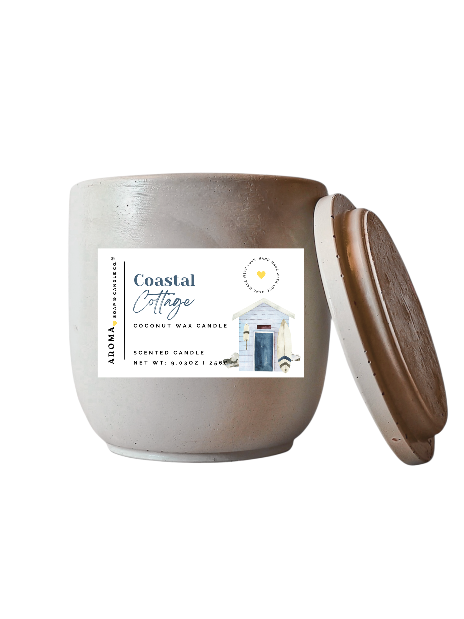 Coastal Cottage - Signature Concrete Jar Candle