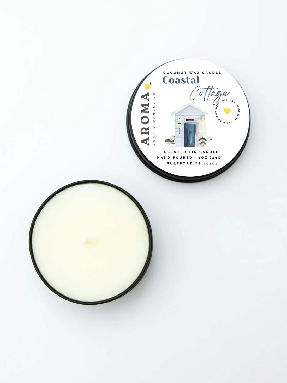 Coastal Cottage Trial Size Candle - 1 oz