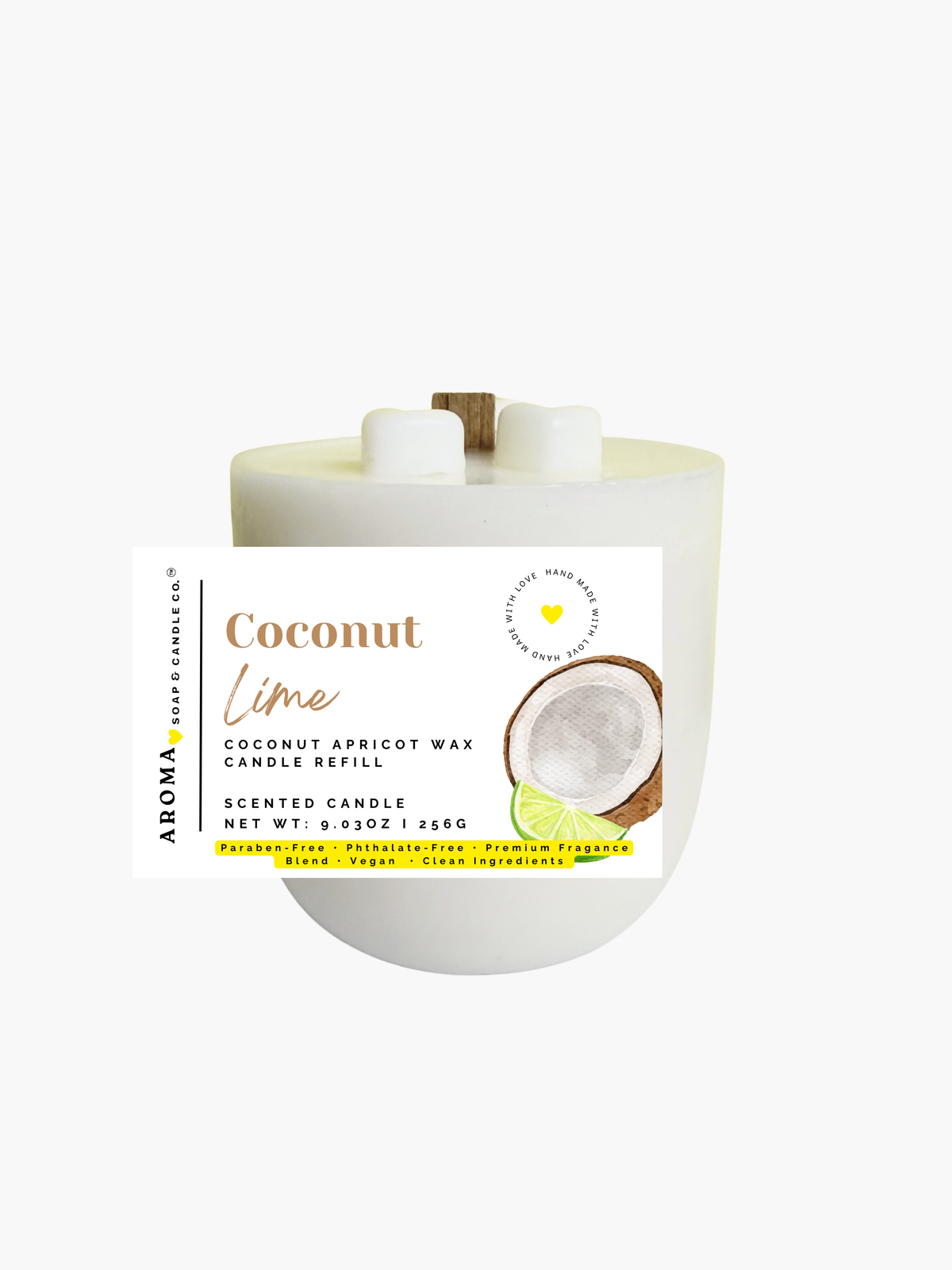 Coconut Lime™ - Signature Concrete Candle Wax Refill