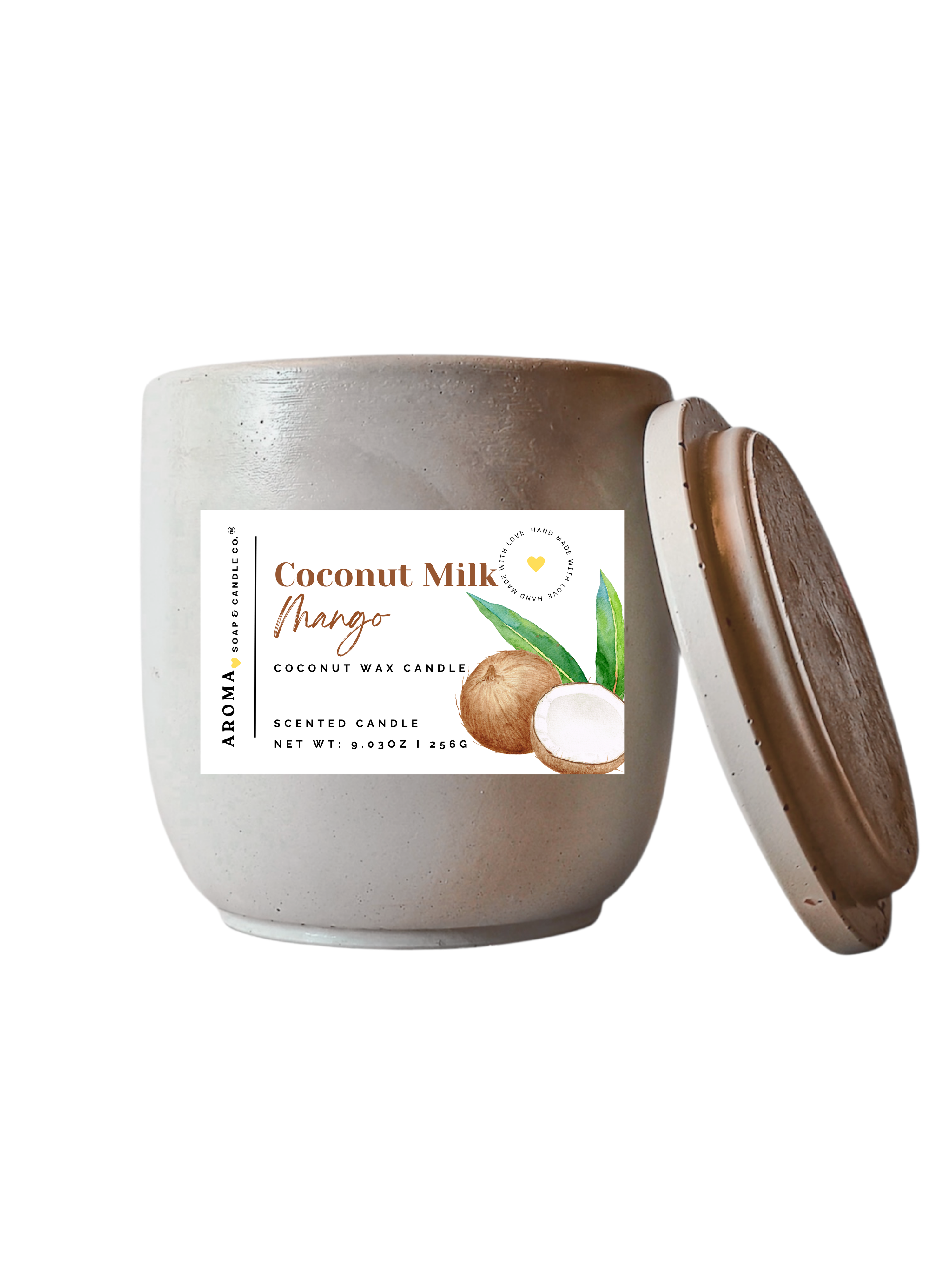 Coconut Milk Mango – Signature Concrete Jar Candle