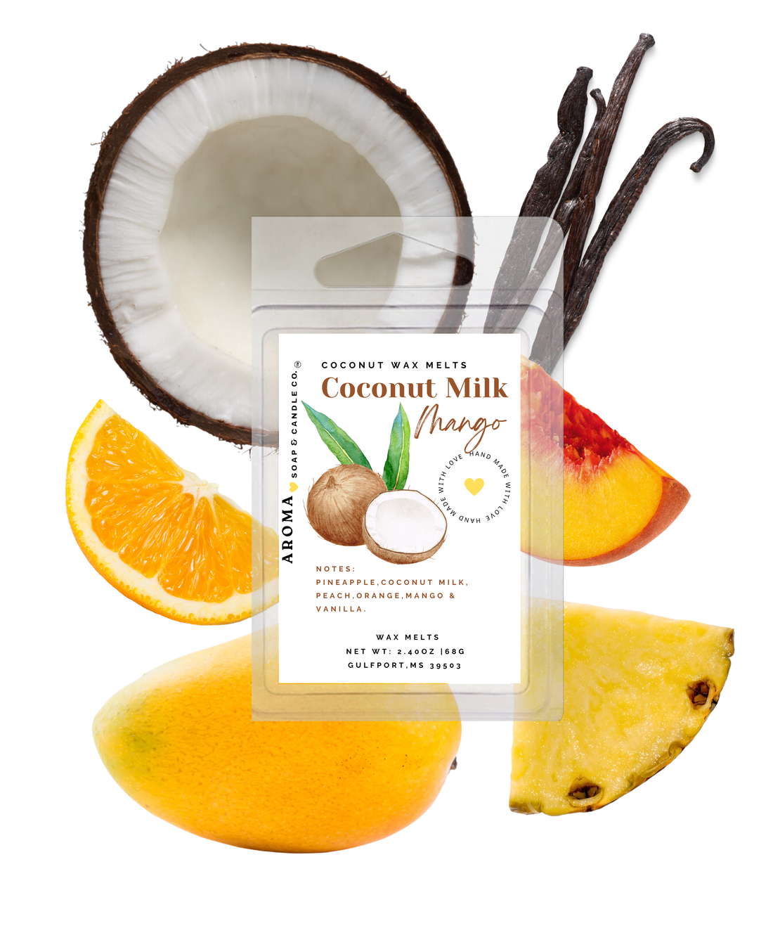 Coconut Milk  Mango Wax Melt