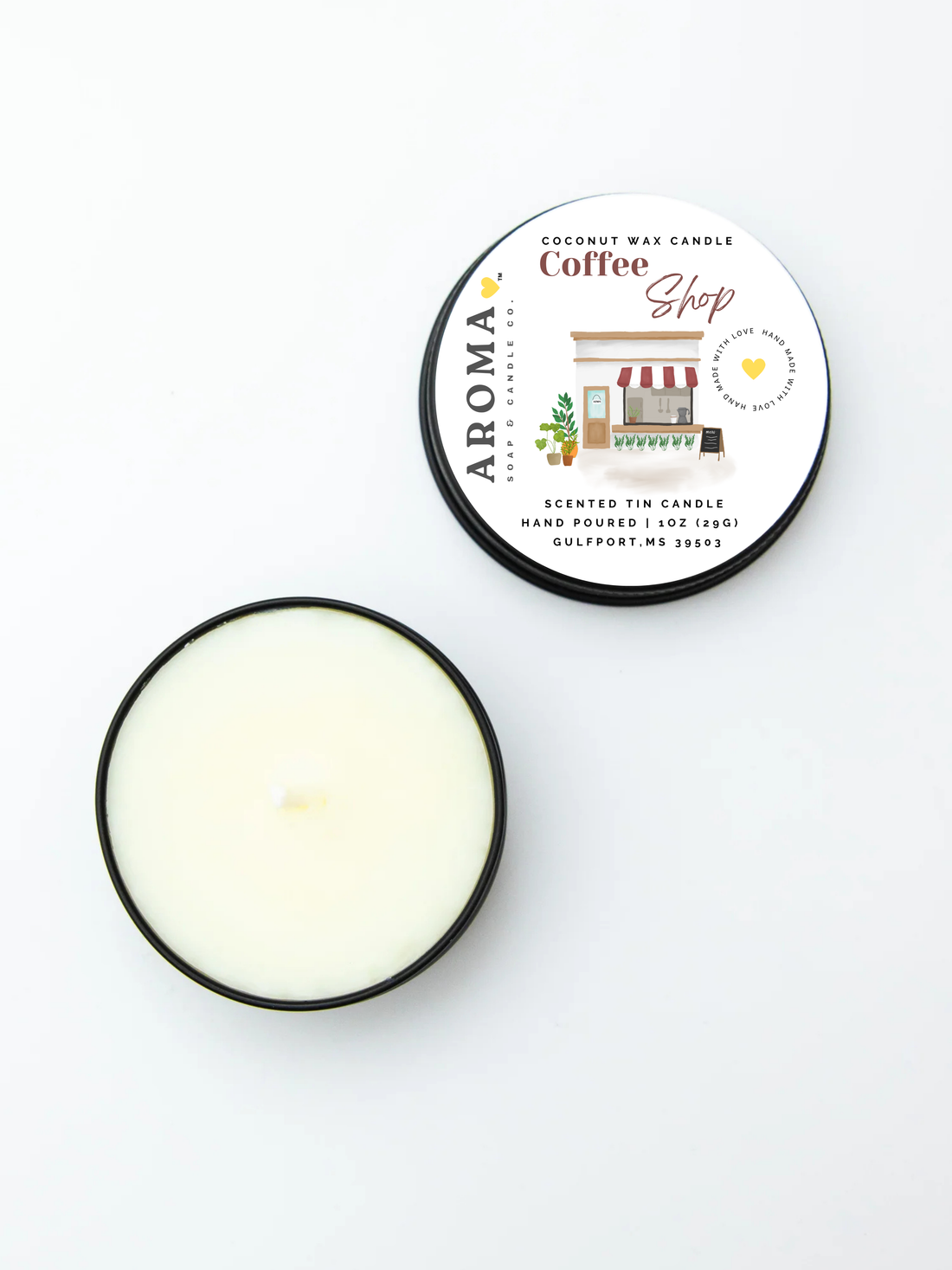 Coffee Shop Trial Size Candle - 1 oz