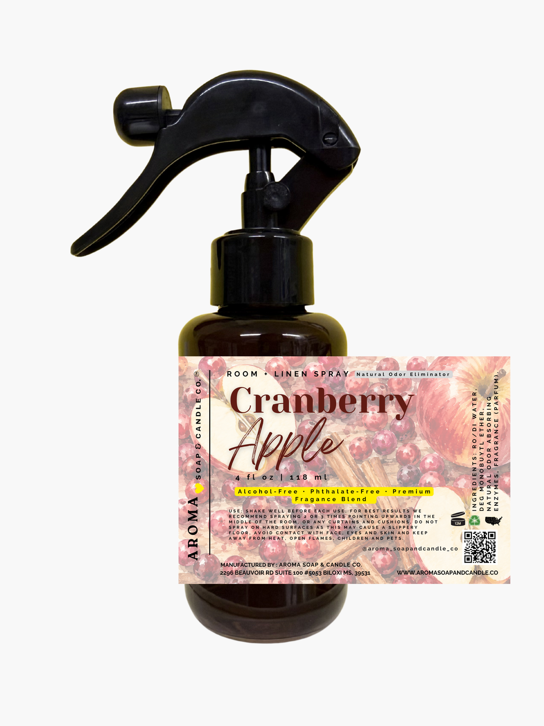Cranberry Apple™ Room + Linen Spray - Fall Collection
