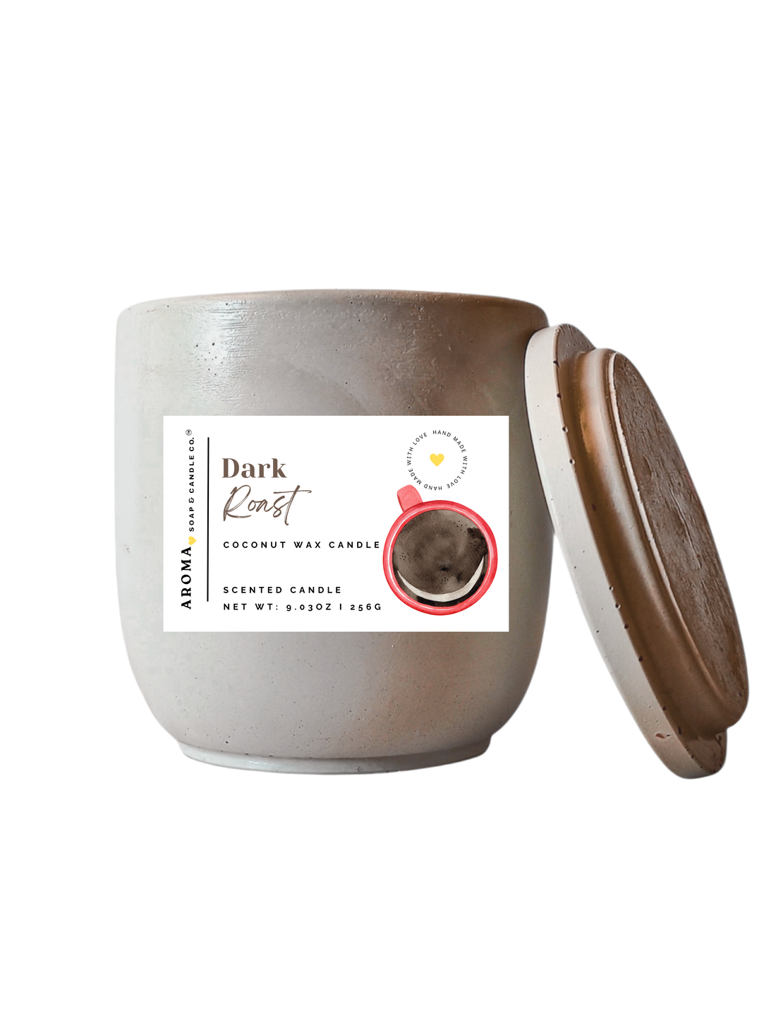 Dark Roast - Signature Concrete Jar Candle