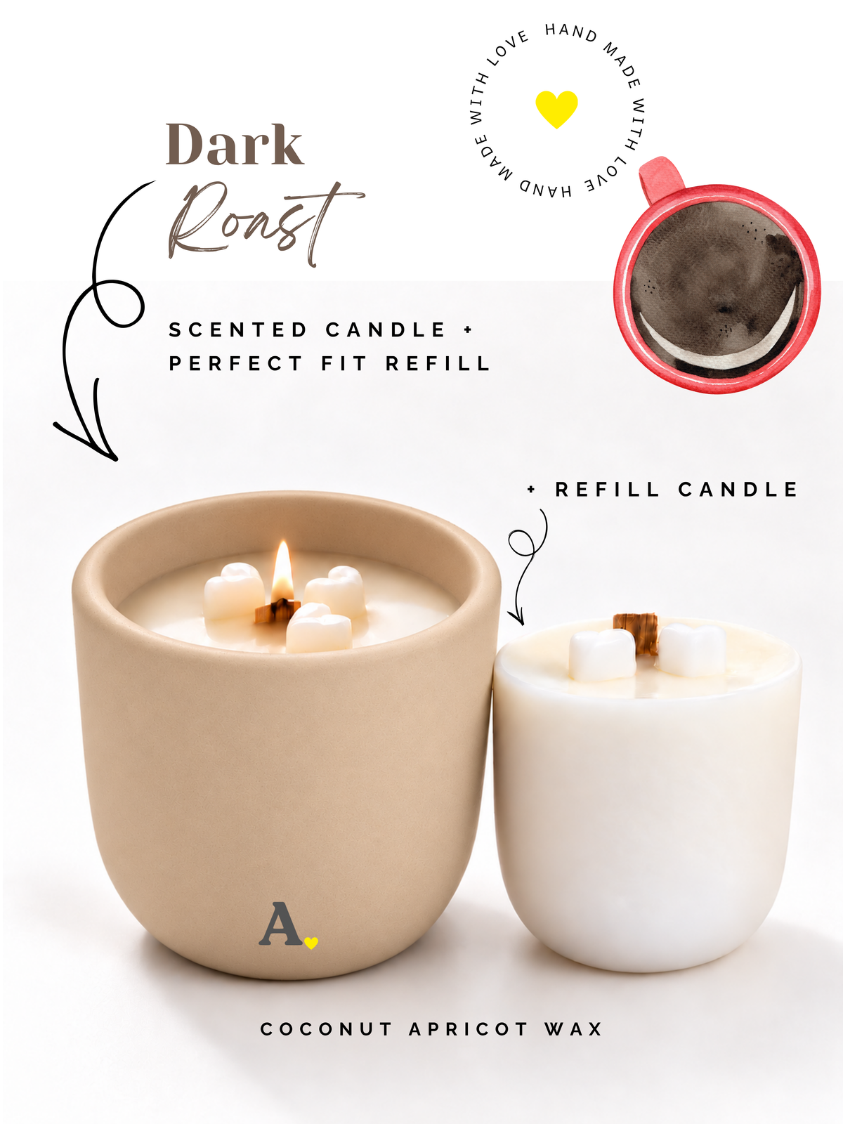 Dark Roast — More Than a Candle Bundle | Candle + Refill