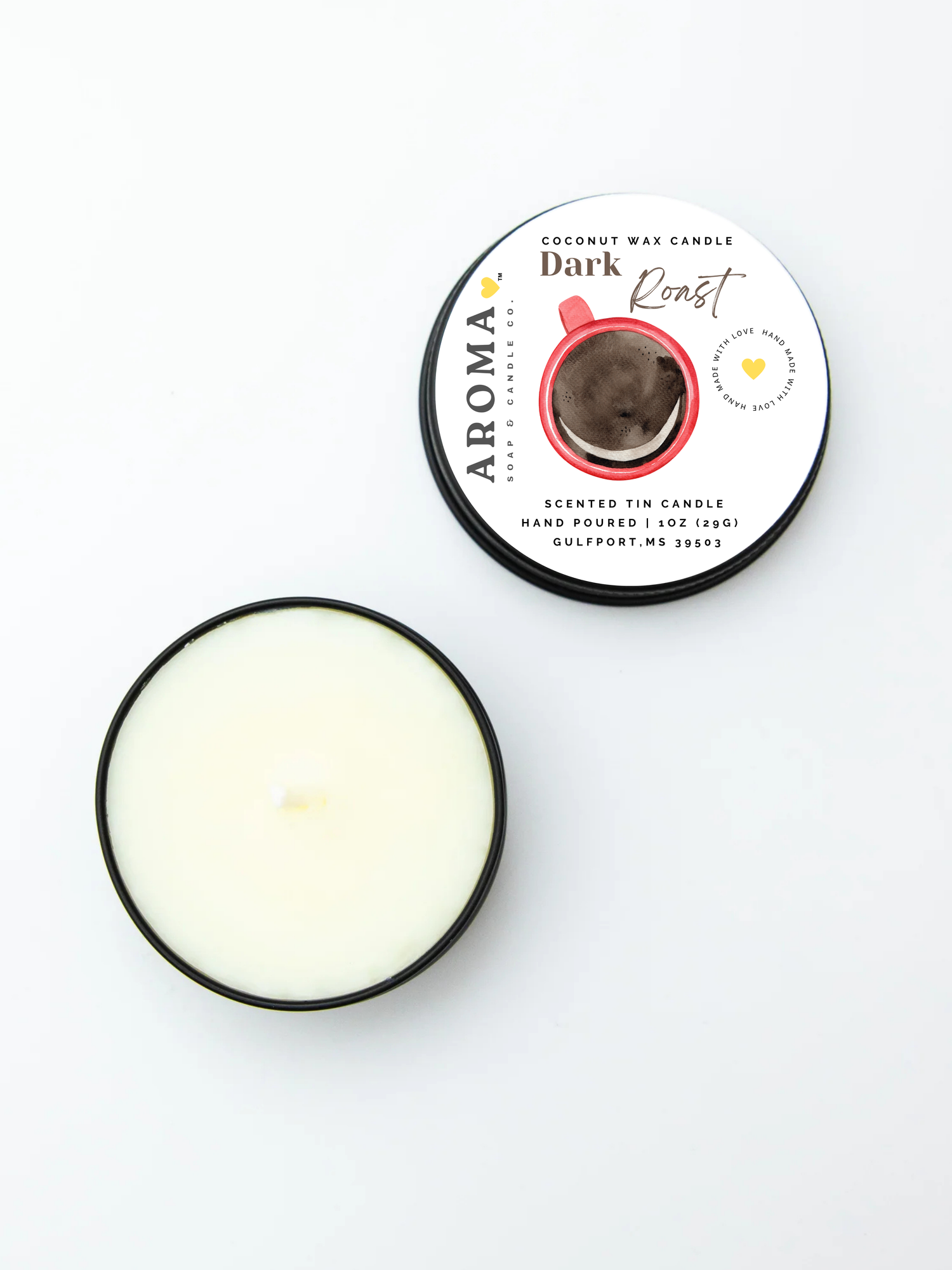 Dark Roast Trial Size Candle - 1 oz