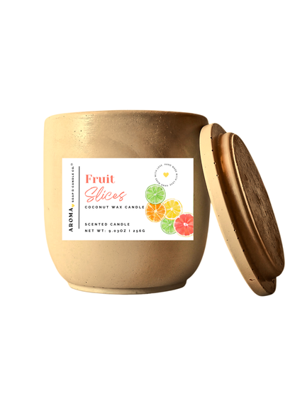 Fruit Slices - Signature Concrete Jar Candle