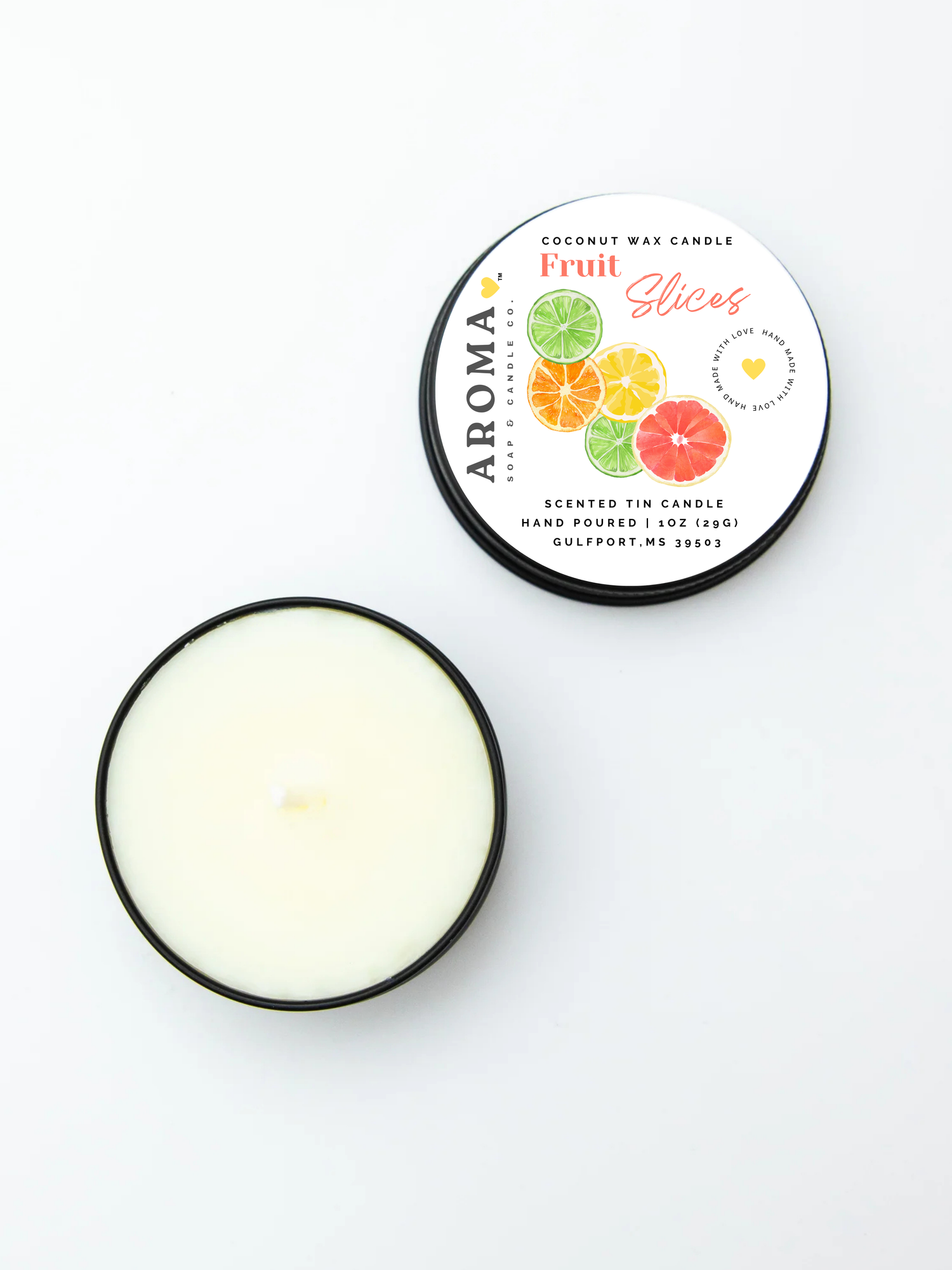 Fruit Slices Trial Size Candle - 1 oz