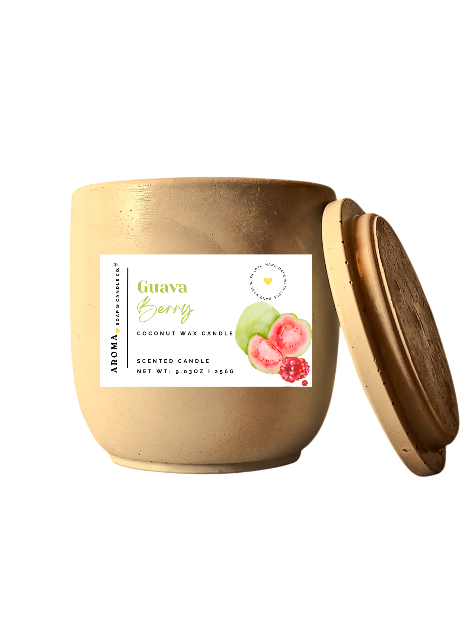 Guava Berry — Signature Concrete Jar Candle