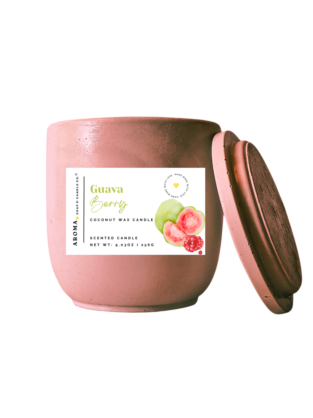 Guava Berry — Signature Concrete Jar Candle