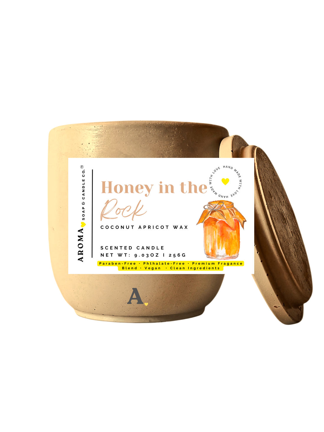 Honey at the Rock - Signature Concrete Candle