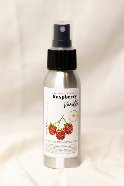 Raspberry Vanilla Car Freshener Spray