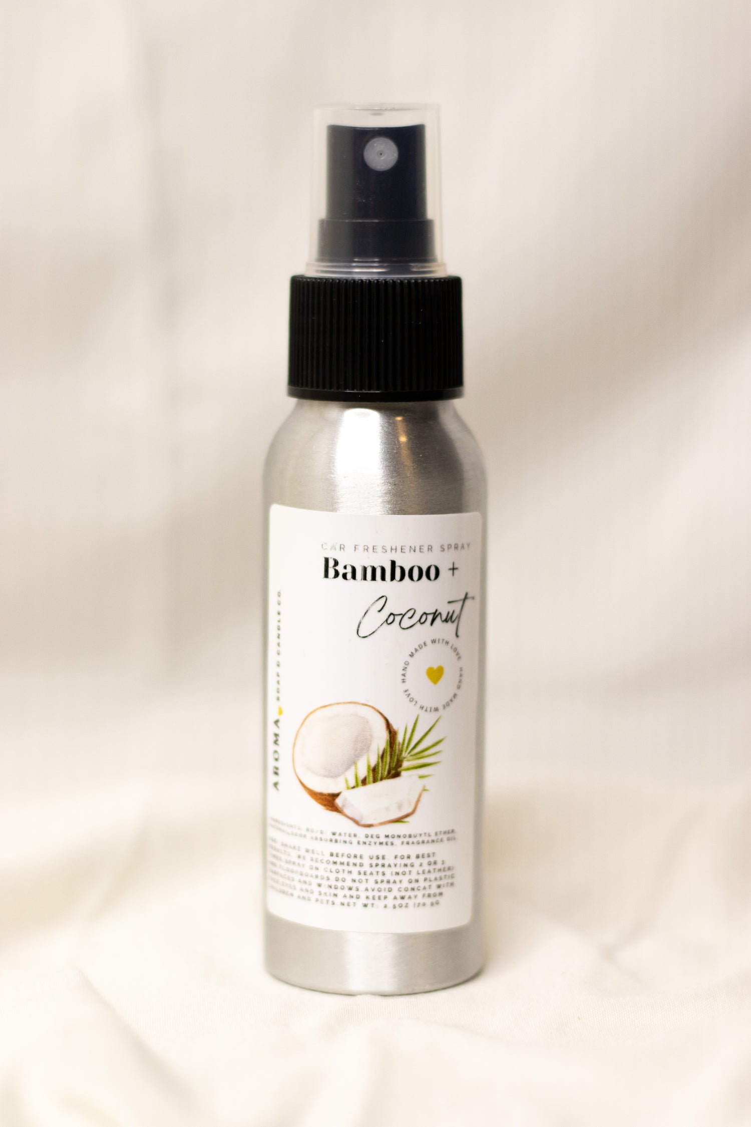 Bamboo + Coconut Car Freshener Spray