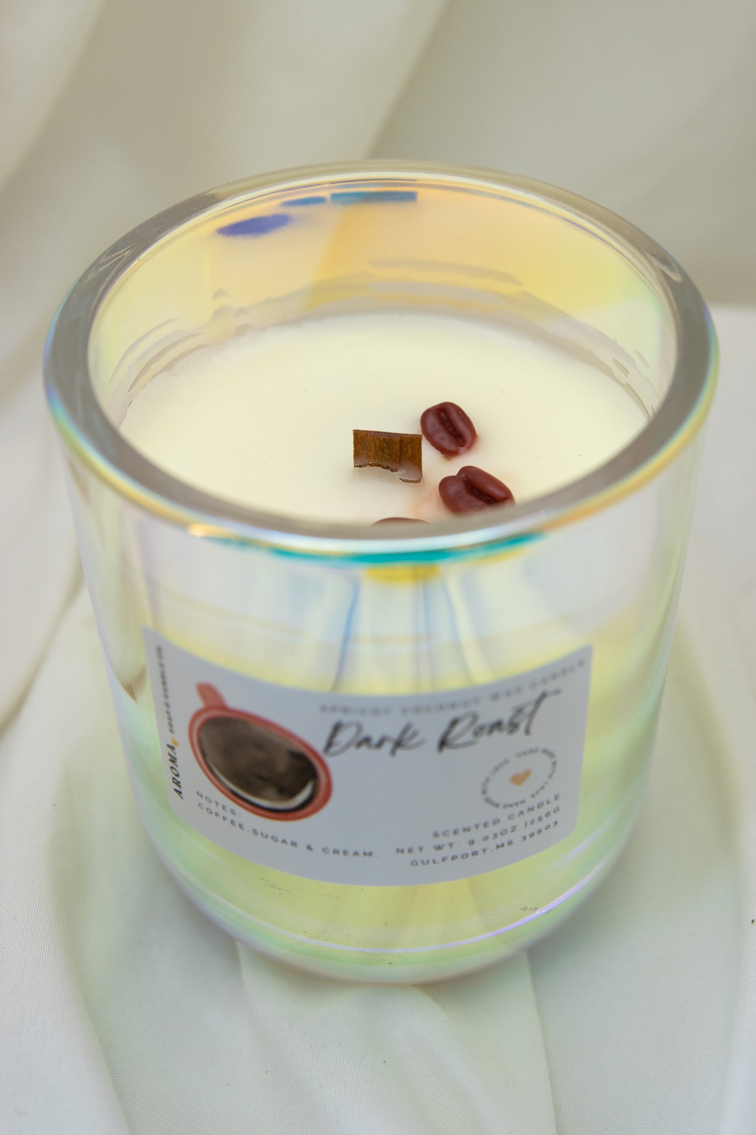 Dark Roast Apricot Wax Candle