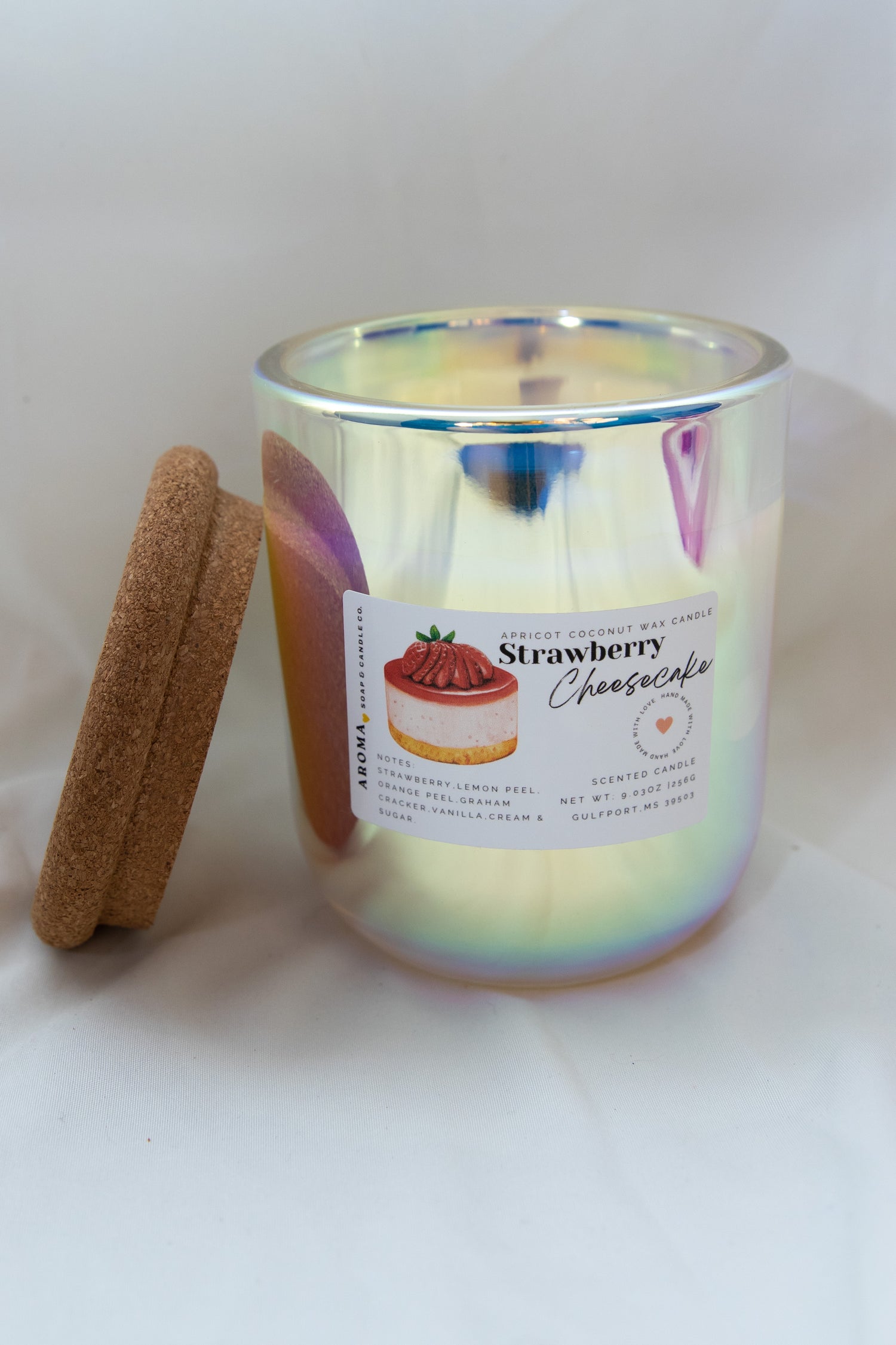 Strawberry Cheesecake Apricot Coconut Wax Candle