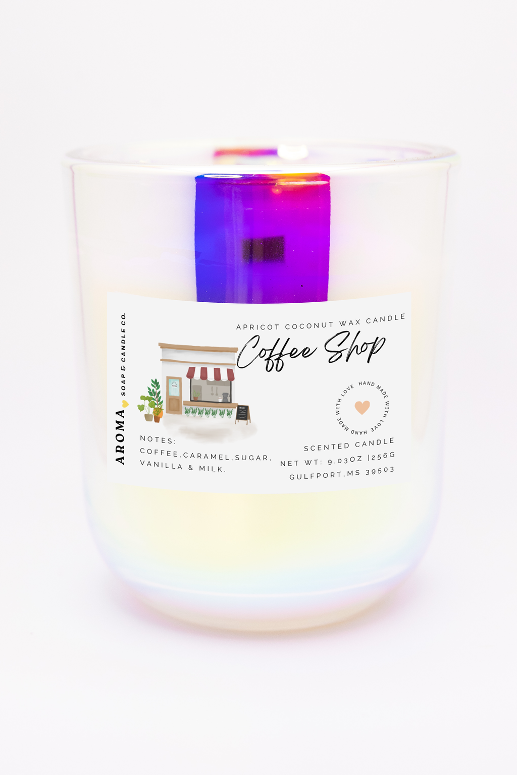 Coffee Shop Apricot Coconut Wax Candle