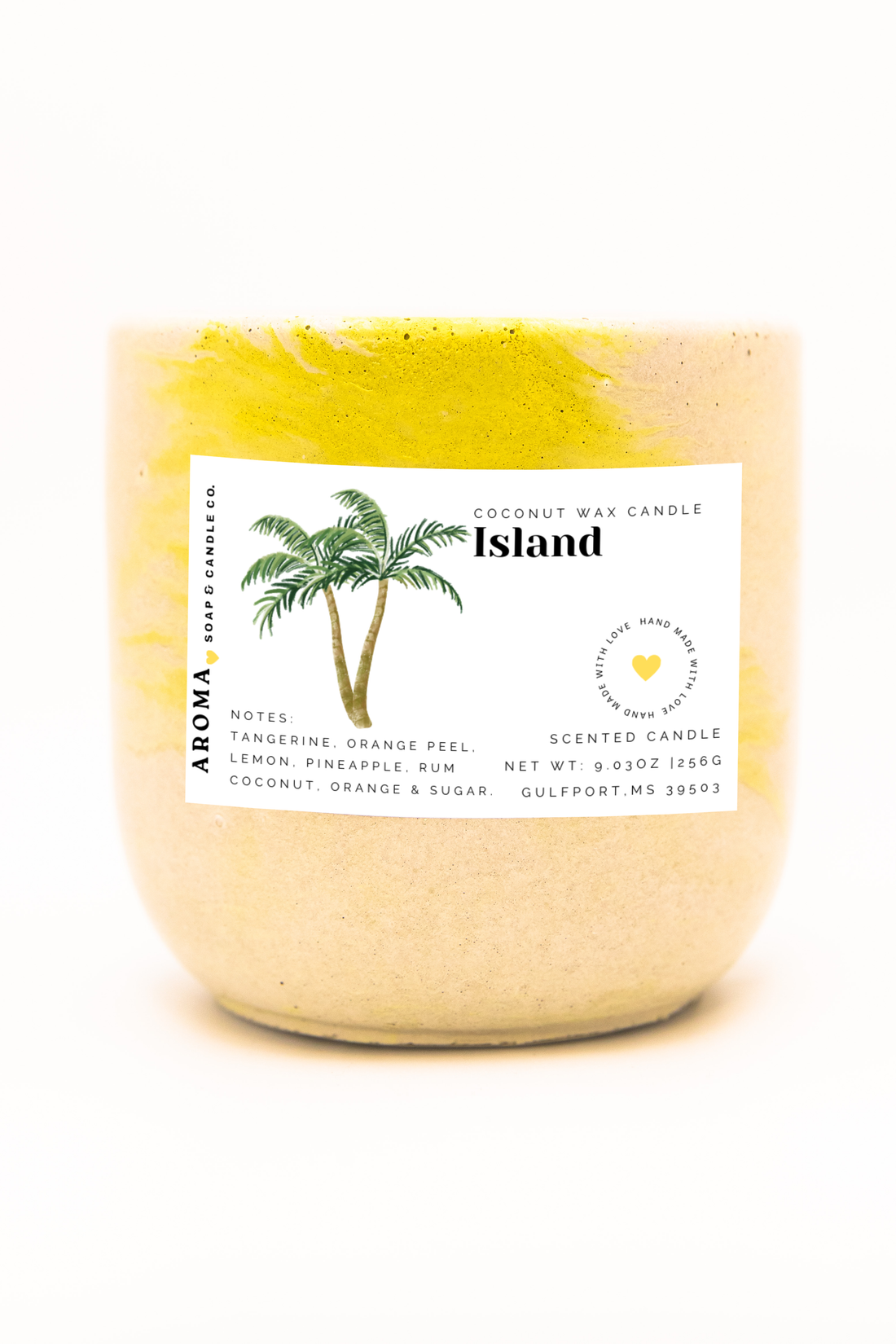 Island Coconut Wax Candle