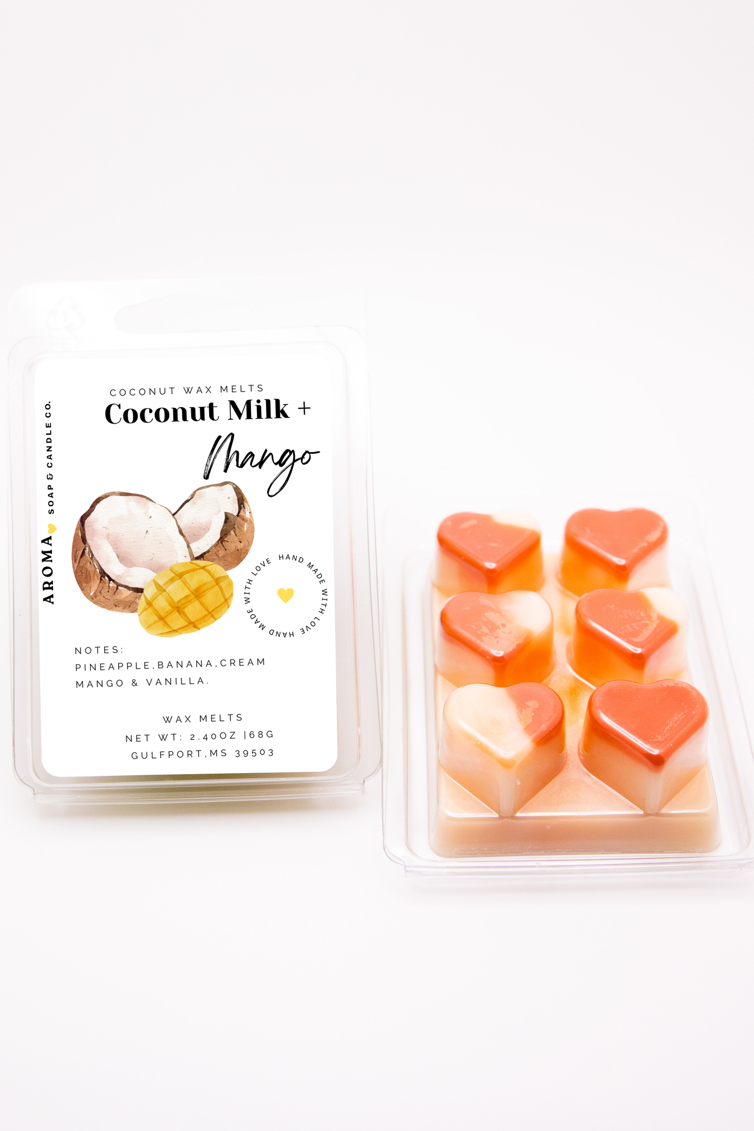 Coconut Milk + Mango Wax Melt