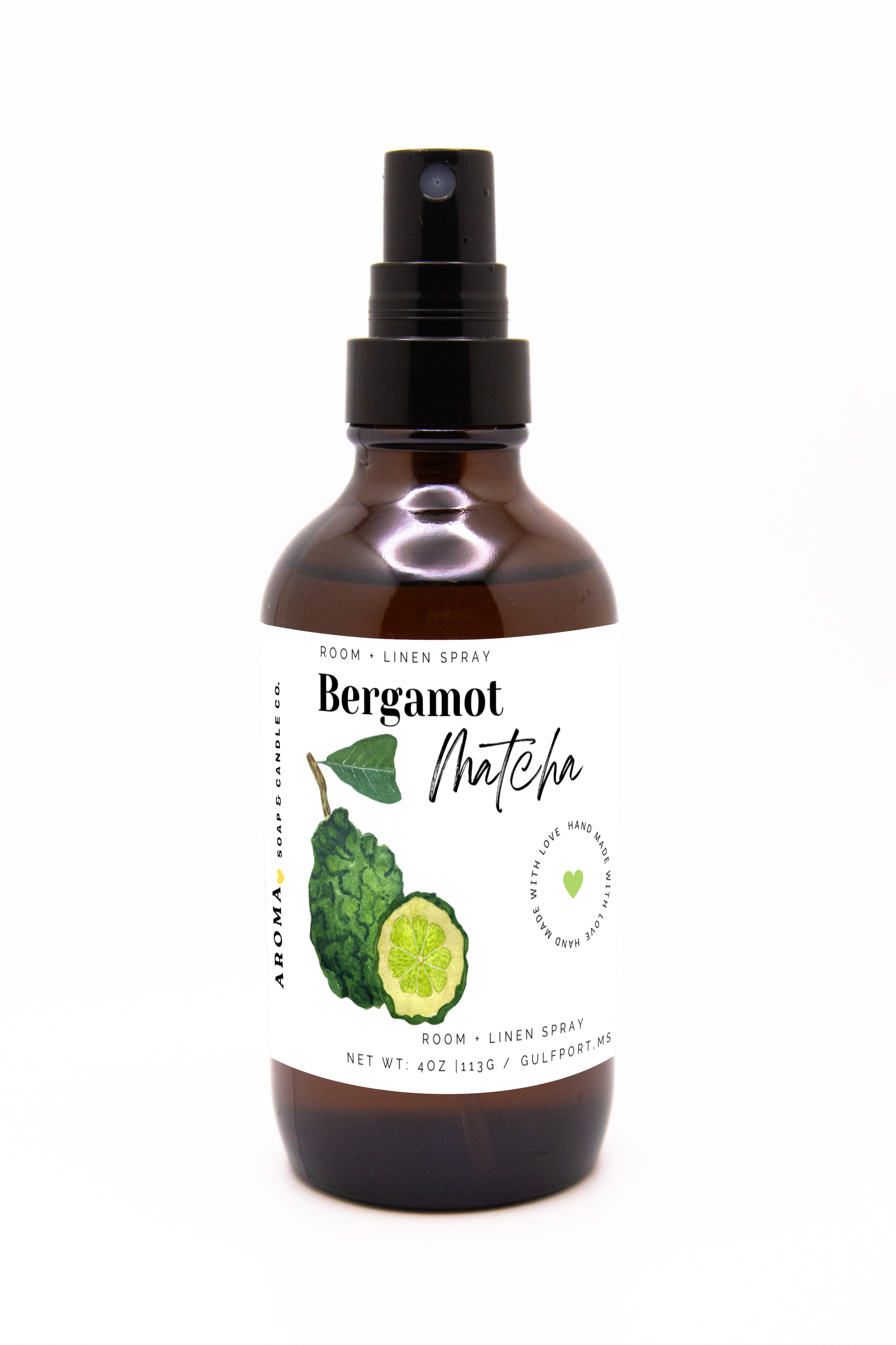 Bergamot Matcha Room + Linen Spray