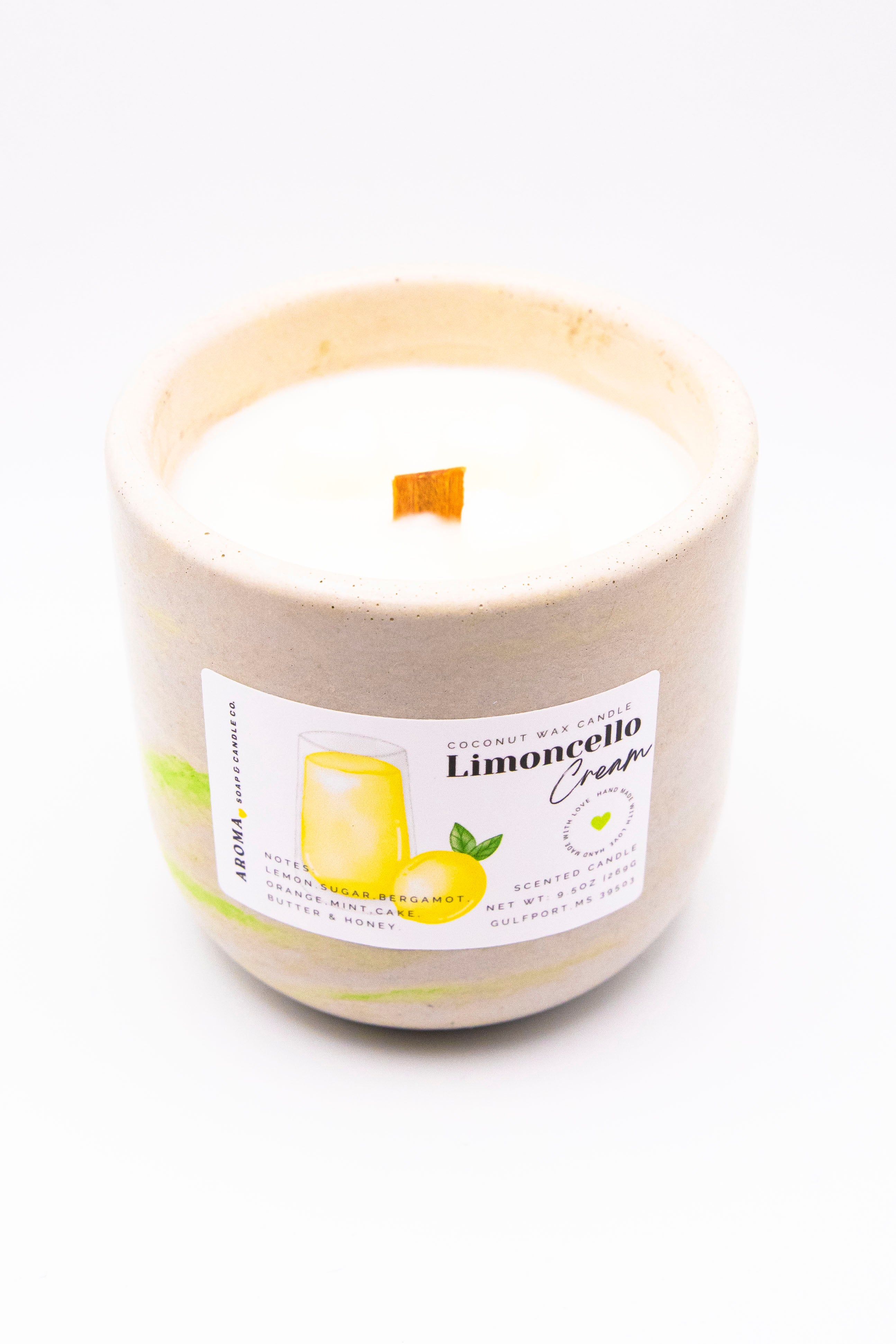 Limoncello Cream Coconut Wax Candle