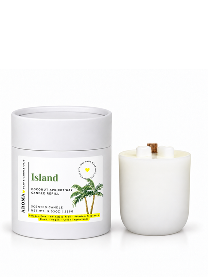 Island - Signature Concrete Candle Wax Refill