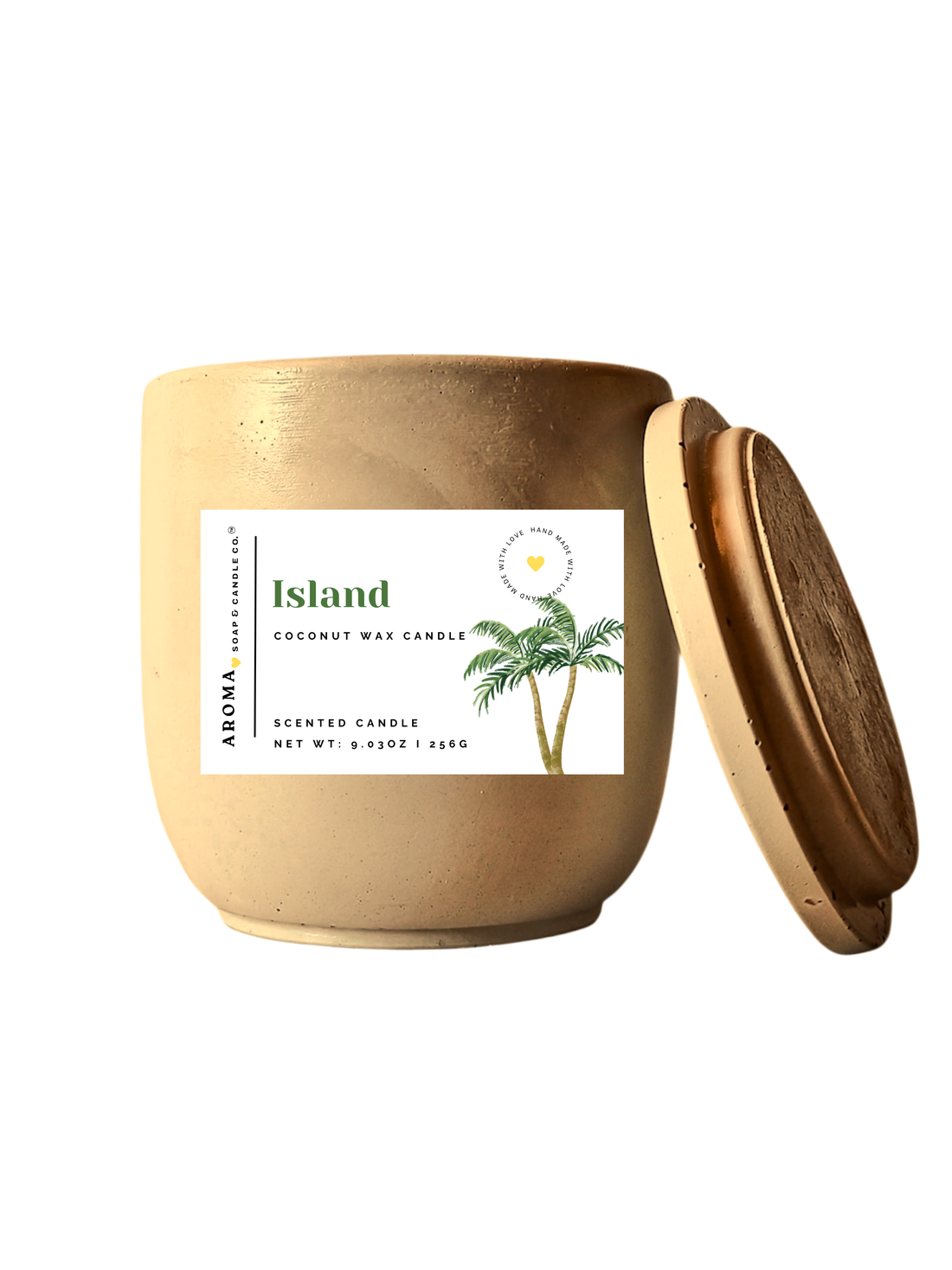 Island – Signature Concrete Jar Candle