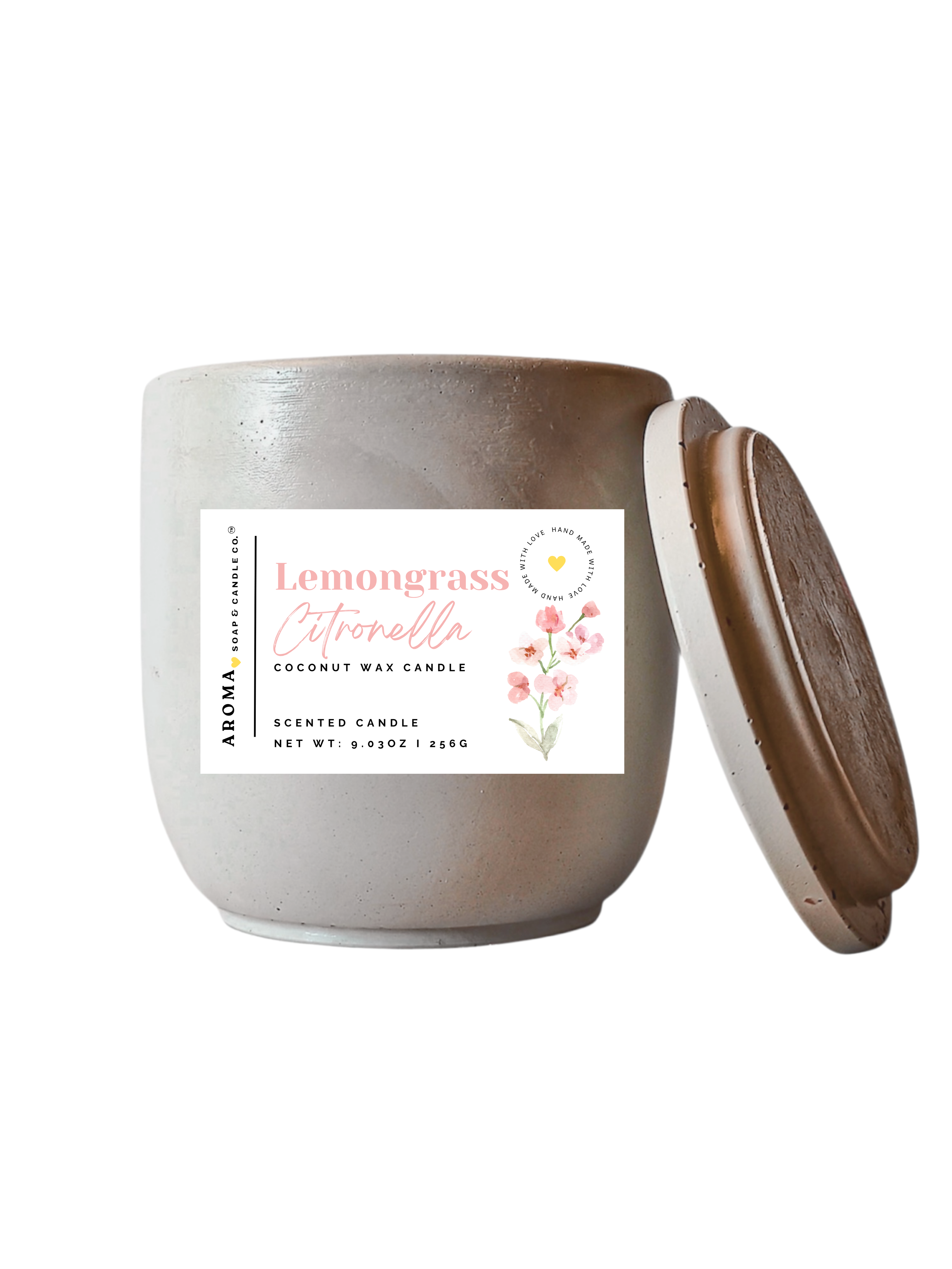 Lemongrass Verbena - Signature Concrete Jar Candle