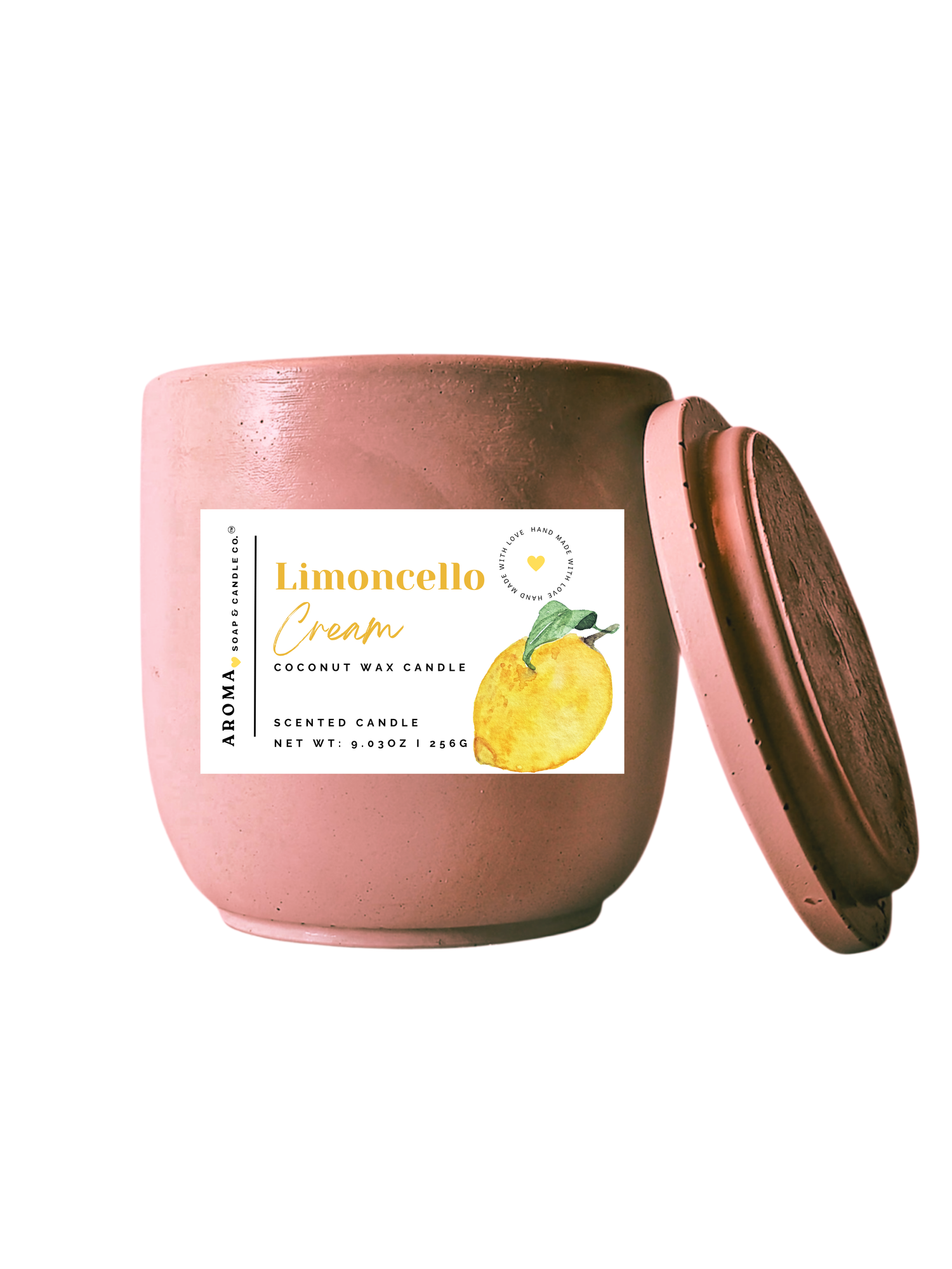 Limoncello Cream – Signature Concrete Jar Candle