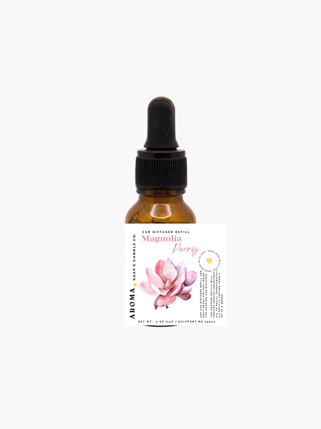 Magnolia Peony Car Diffuser Refill