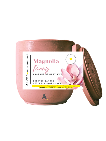 Magnolia Peony – Signature Concrete Jar Candle