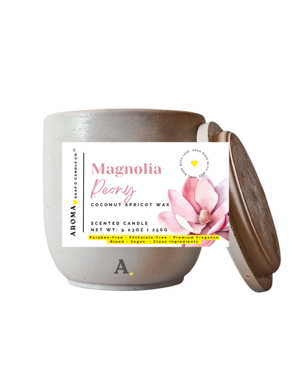 Magnolia Peony – Signature Concrete Jar Candle