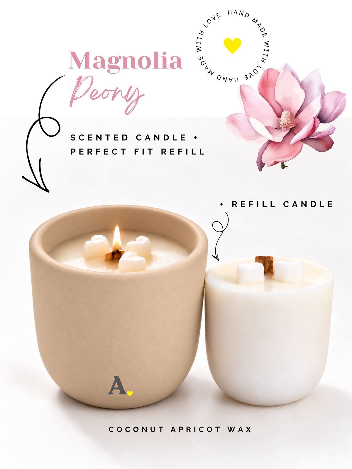 Magnolia Peony™ — More Than a Candle Bundle | Candle + Refill
