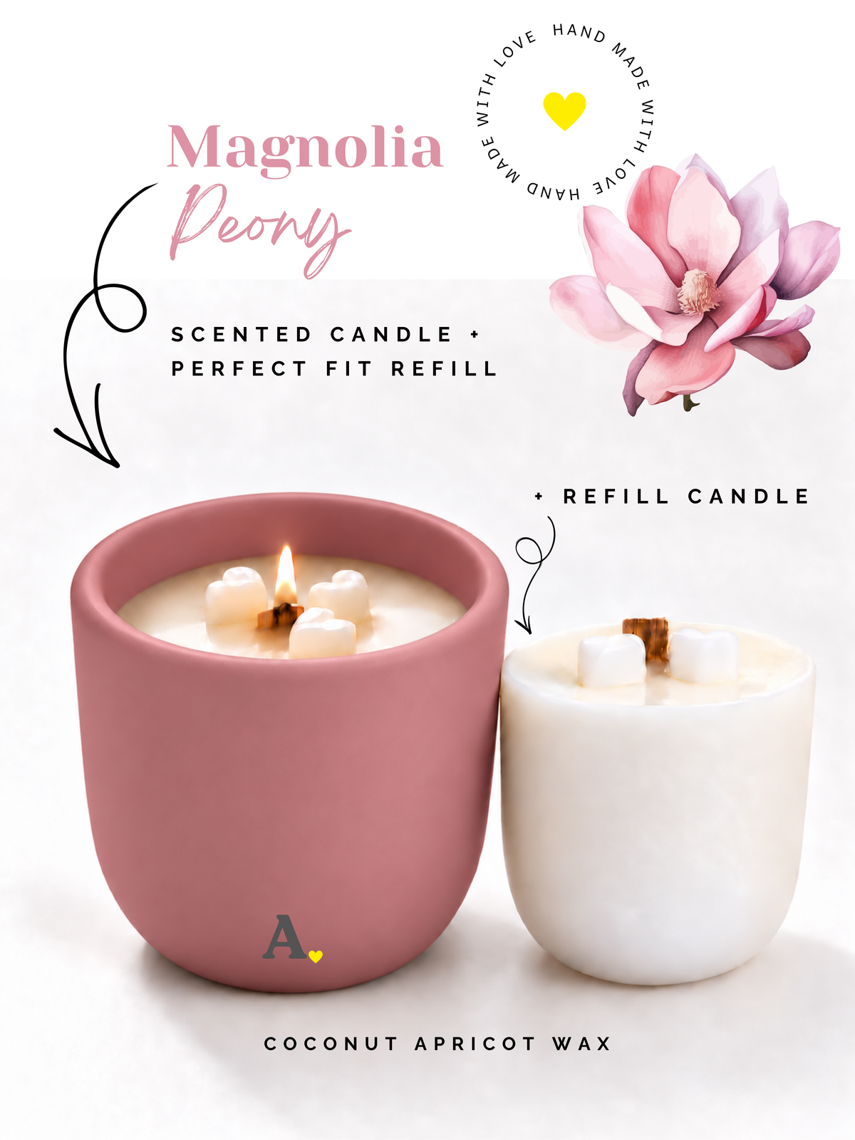 Magnolia Peony™ — More Than a Candle Bundle | Candle + Refill