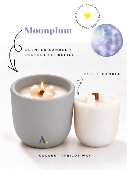 Moonplum™ — More Than a Candle Bundle | Candle + Refill
