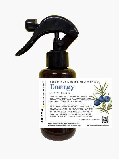 Energy - Essential Oil Blend Pillow Spray