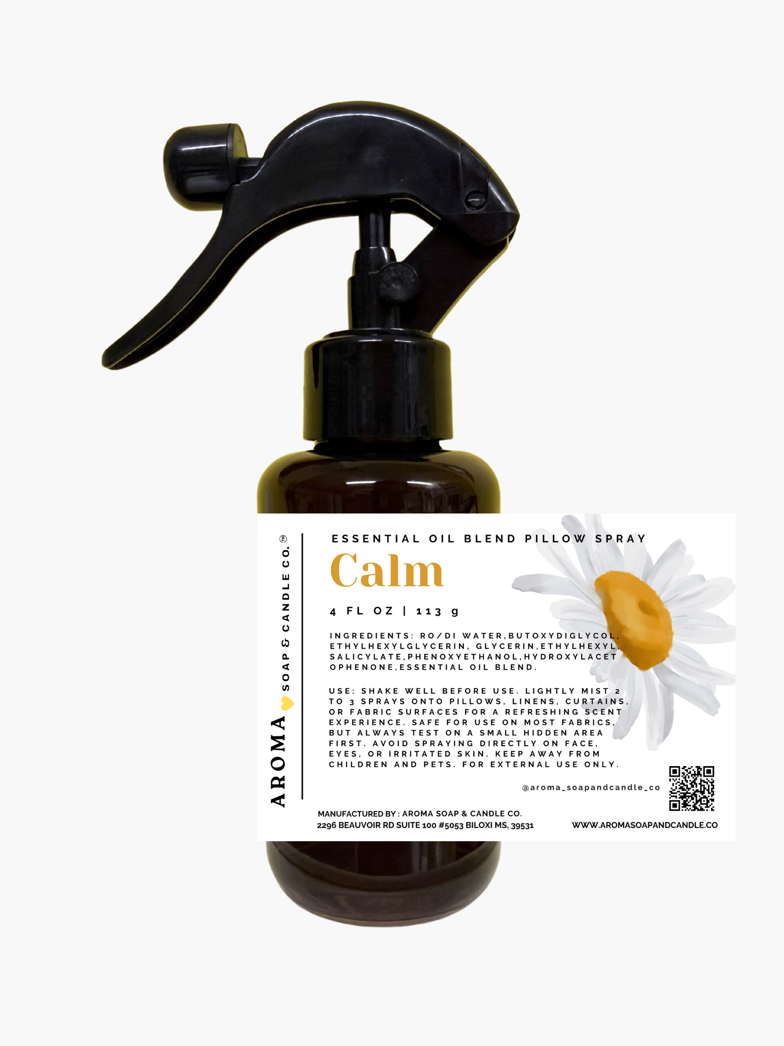 Calm - Essential Oil Blend Pillow Spray