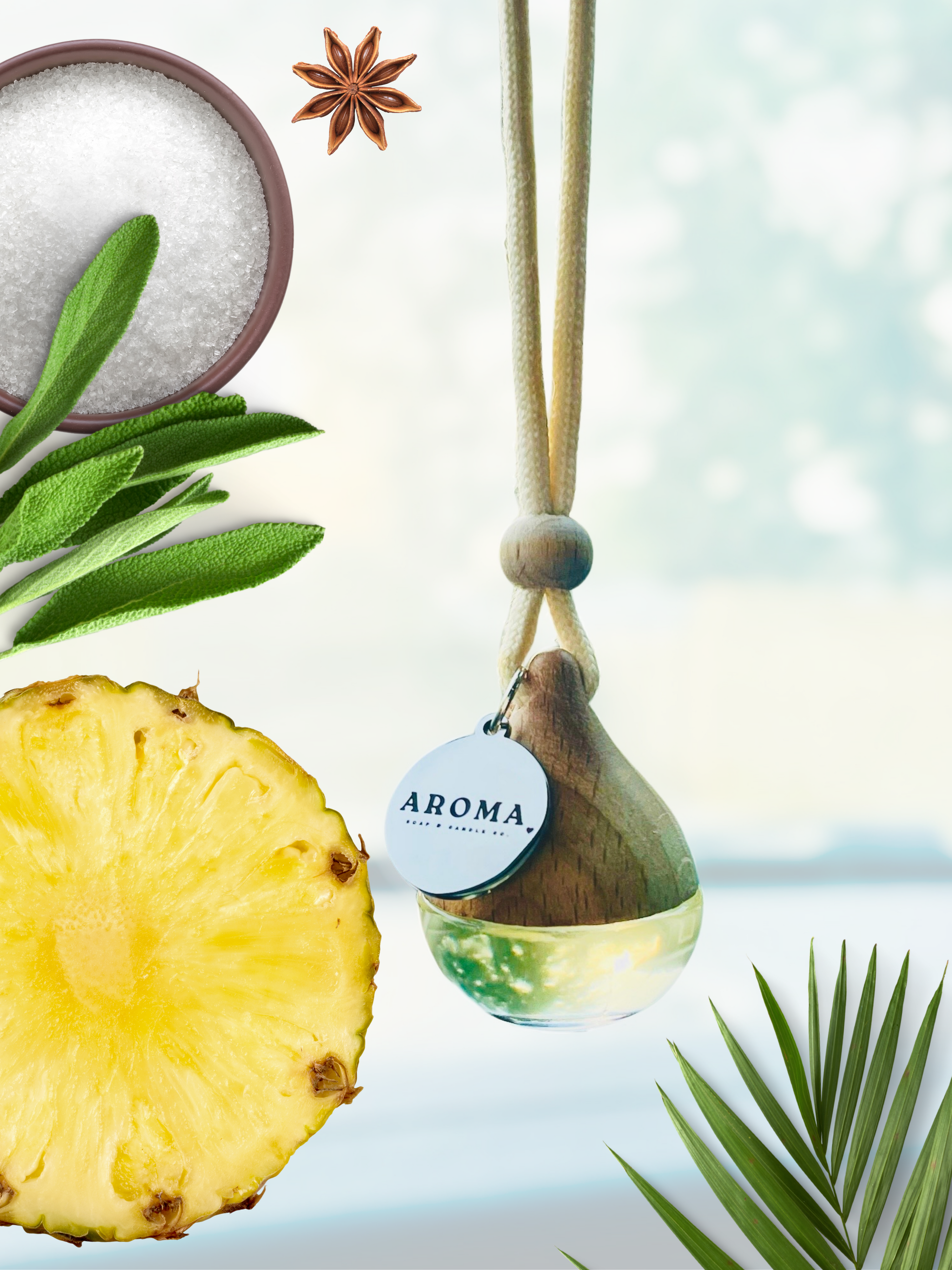 Pineapple Sage Car Diffuser