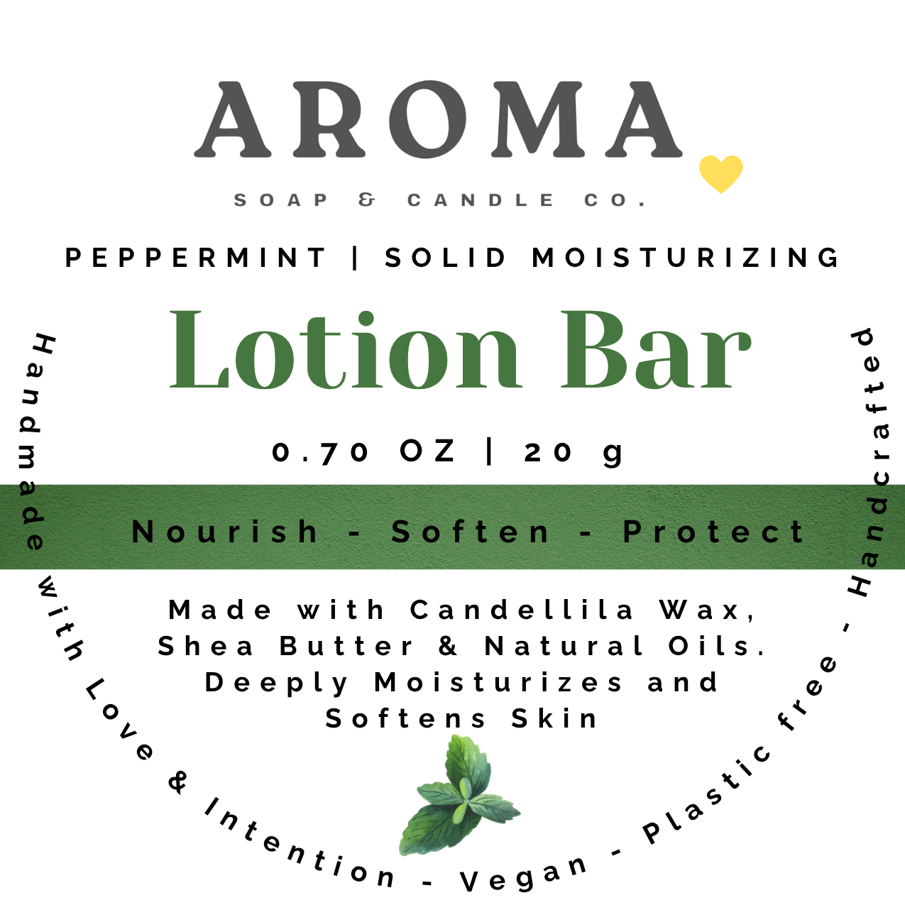 Peppermint Lotion Bar