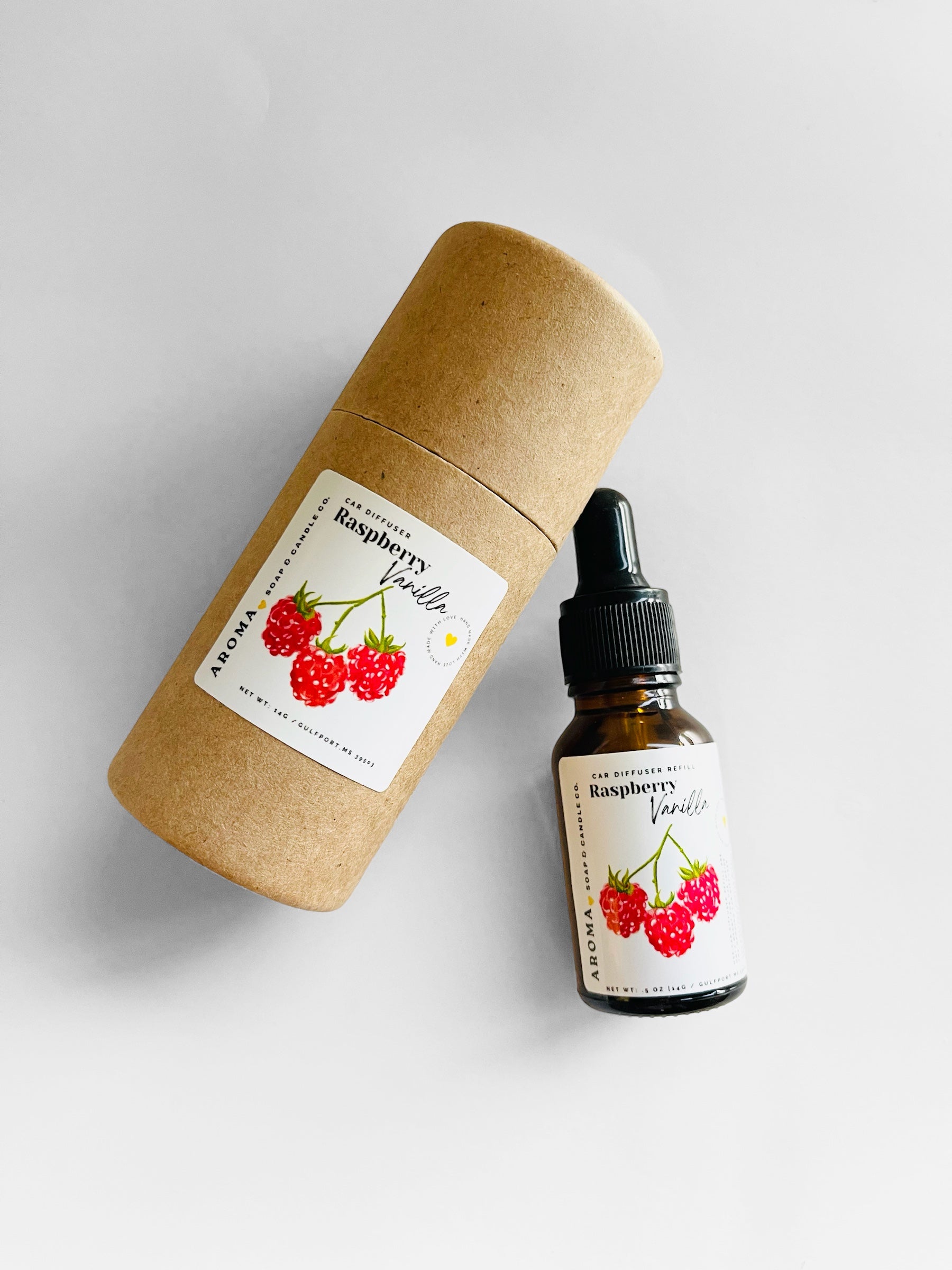 Raspberry Vanilla Car Diffuser Refill