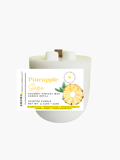 Pineapple Sage™ - Signature Concrete Candle Wax Refill