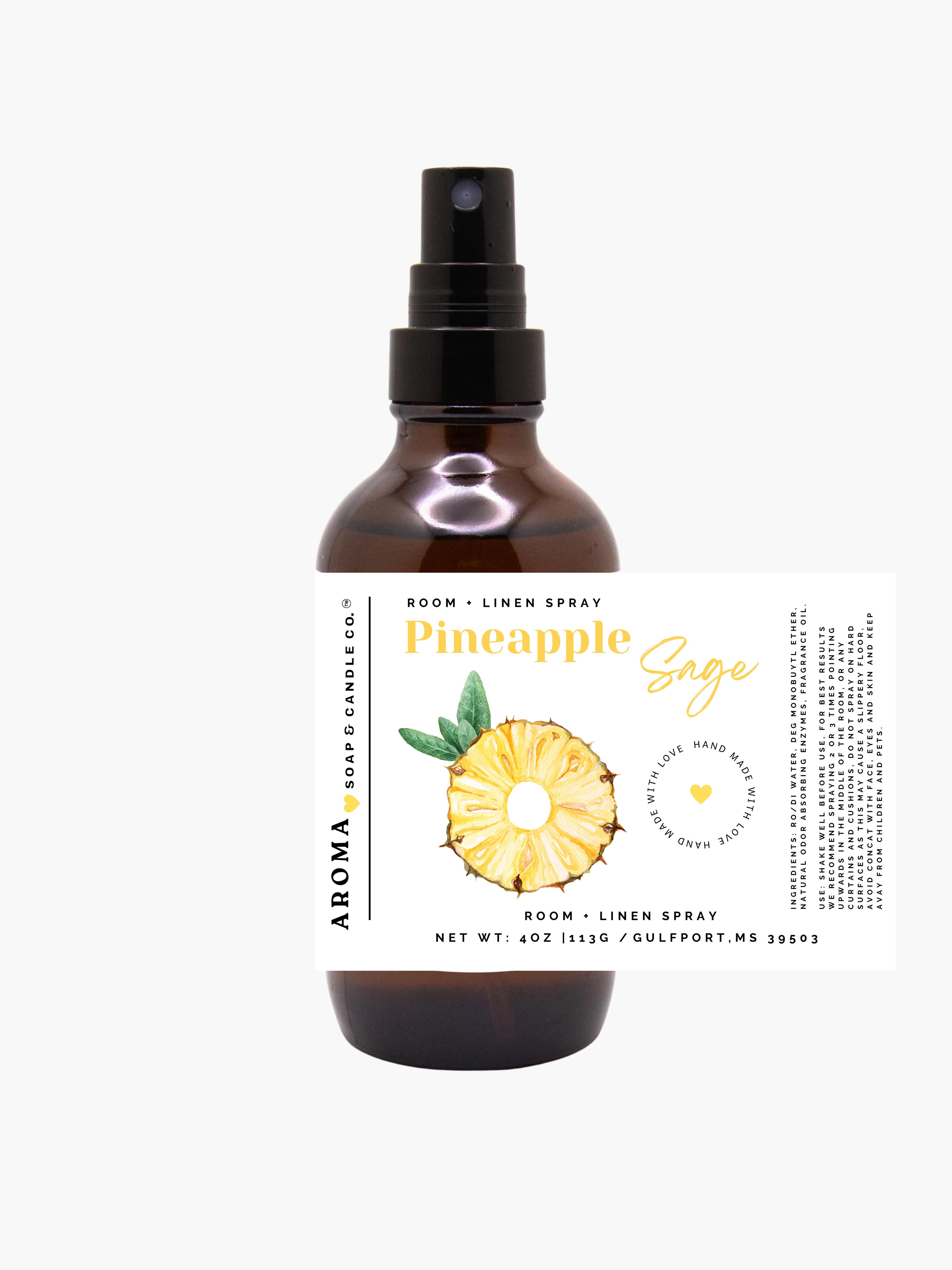 Pineapple Sage Room + Linen Spray
