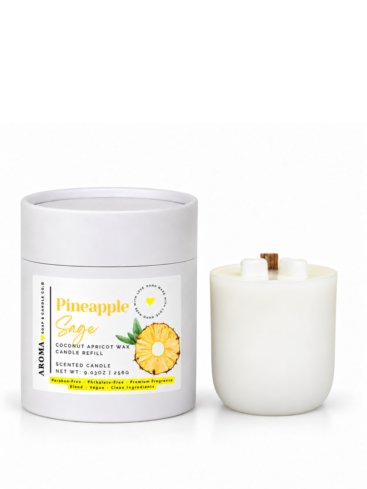 Pineapple Sage™ - Signature Concrete Candle Wax Refill