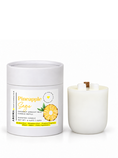 Pineapple Sage™ - Signature Concrete Candle Wax Refill