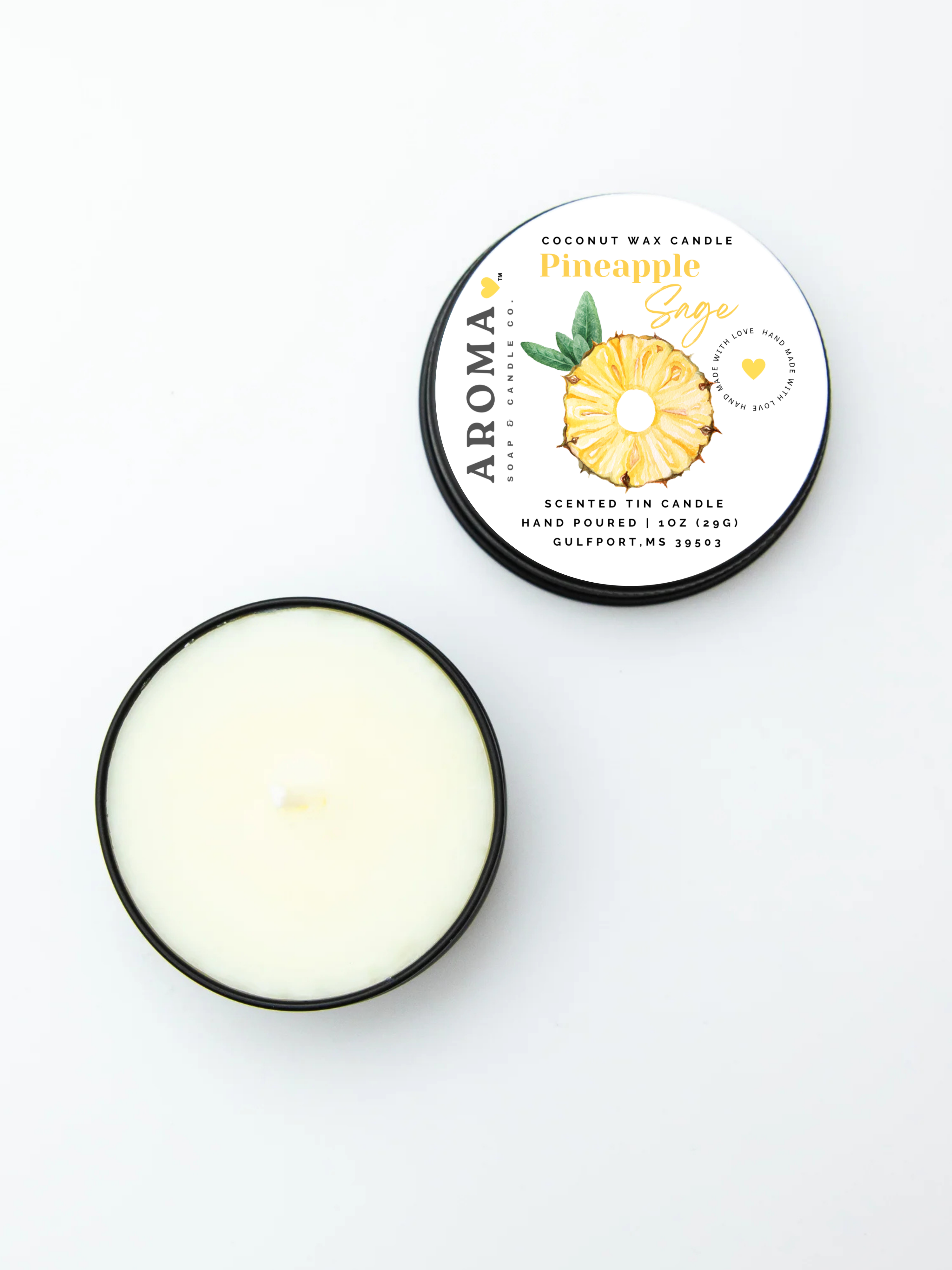 Pineapple Sage Trial Size Candle – 1 oz