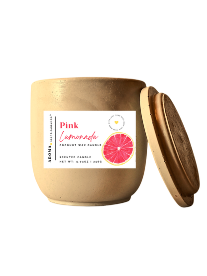 Pink Lemonade - Signature Concrete Jar Candle