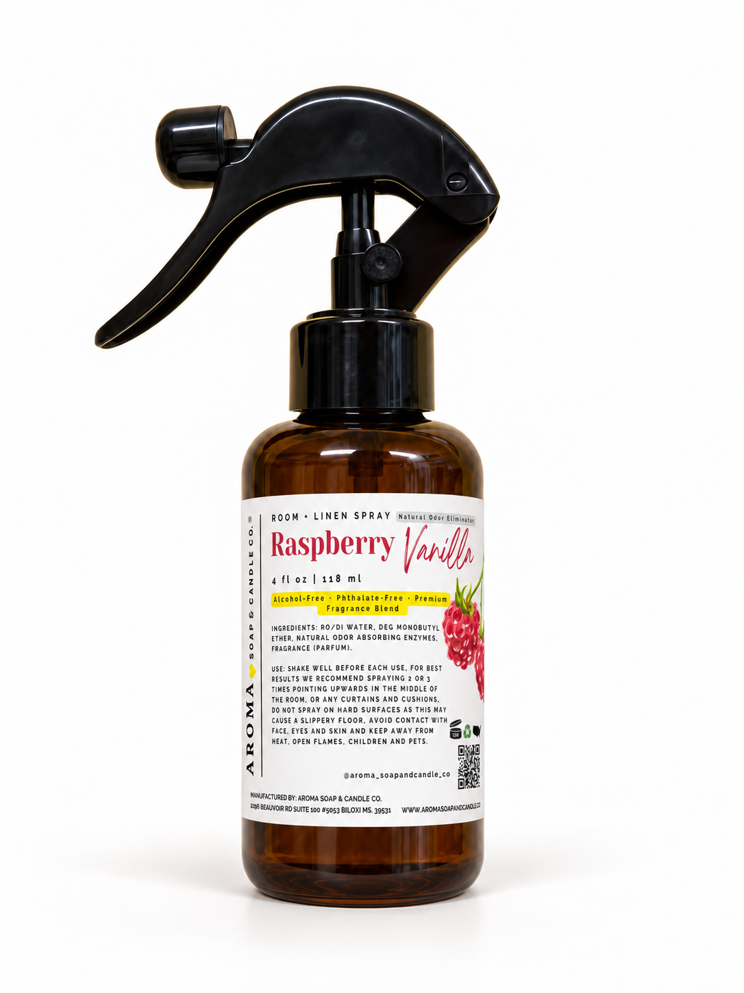 Raspberry Vanilla™ Room + Linen Spray