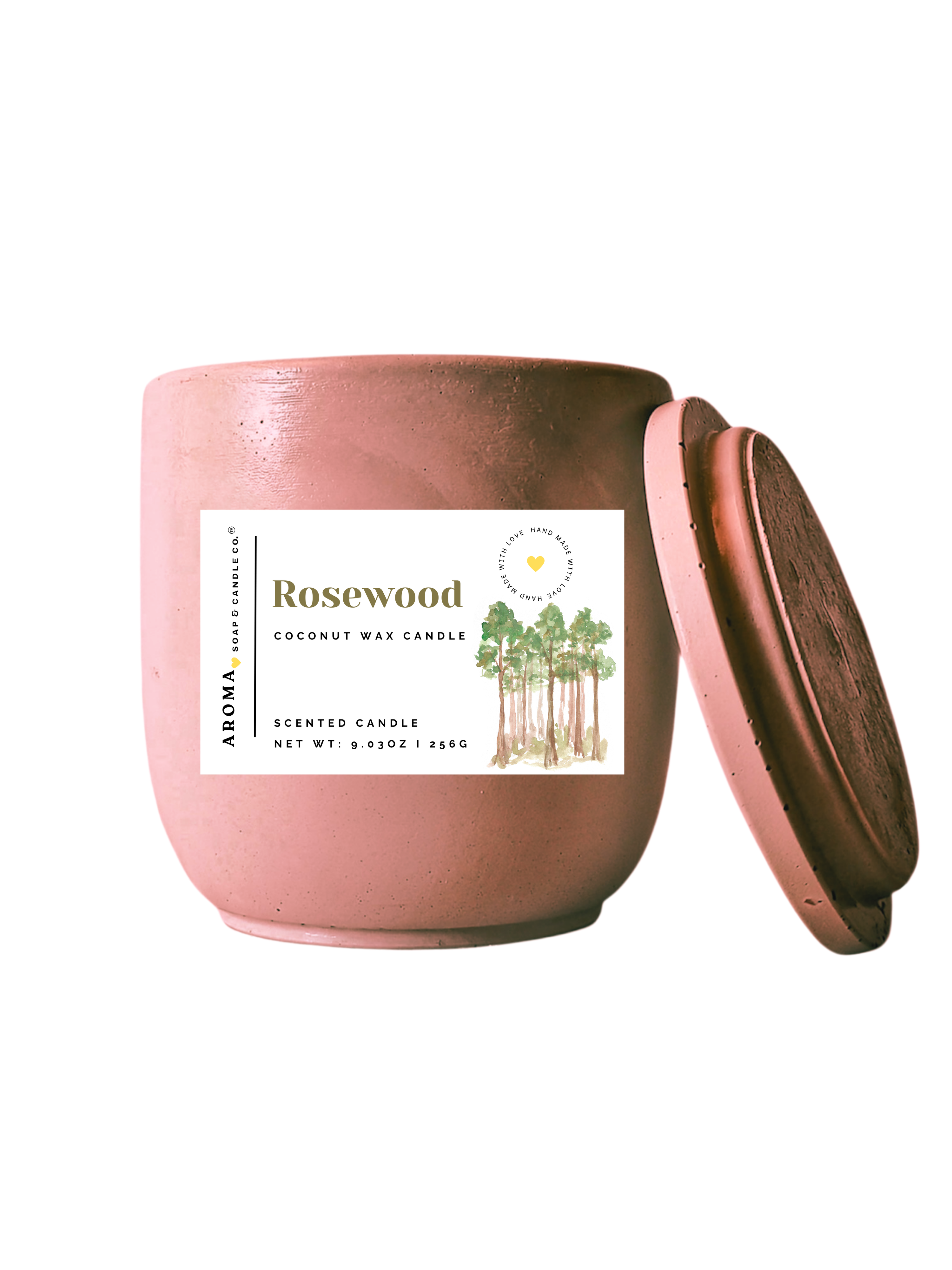 Rosewood™ - Signature Concrete Jar Candle